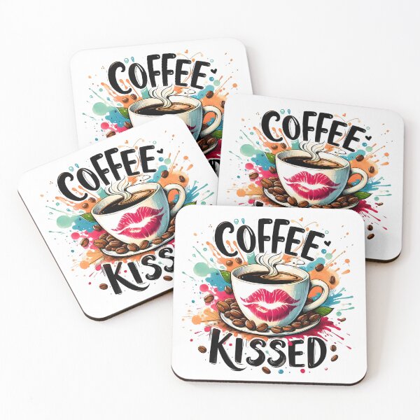 Item preview, Coffee Lover,, Coffee Kissed, Caffeine, Cafe designed and sold by TrueArtVibes.
