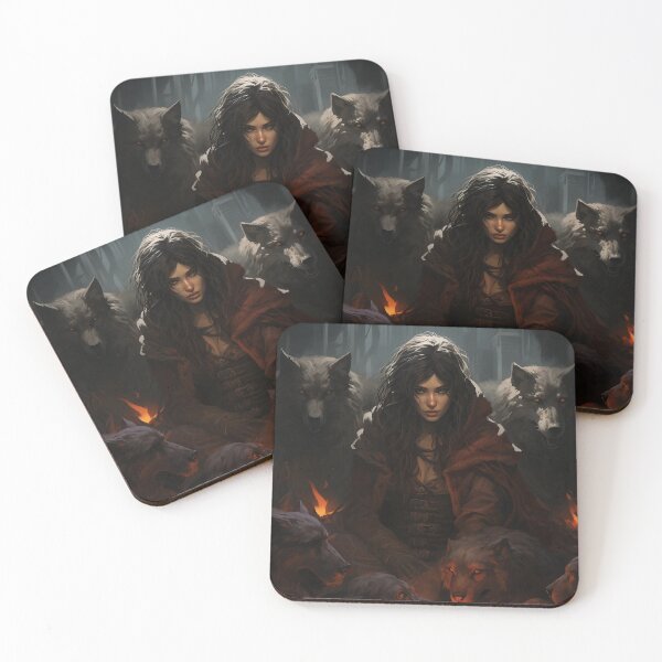 Item preview, Wolf Woman Art designed and sold by Obsidian Ink by Wilshire.