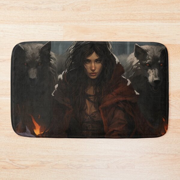 Item preview, Wolf Woman Art designed and sold by Obsidian Ink by Wilshire.