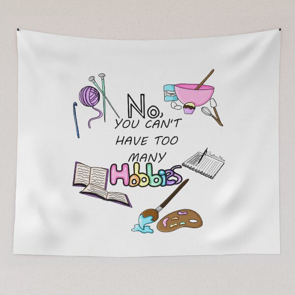 Item preview, No, no puedes tener demasiados pasatiempos designed and sold by Tres Corda Designs.