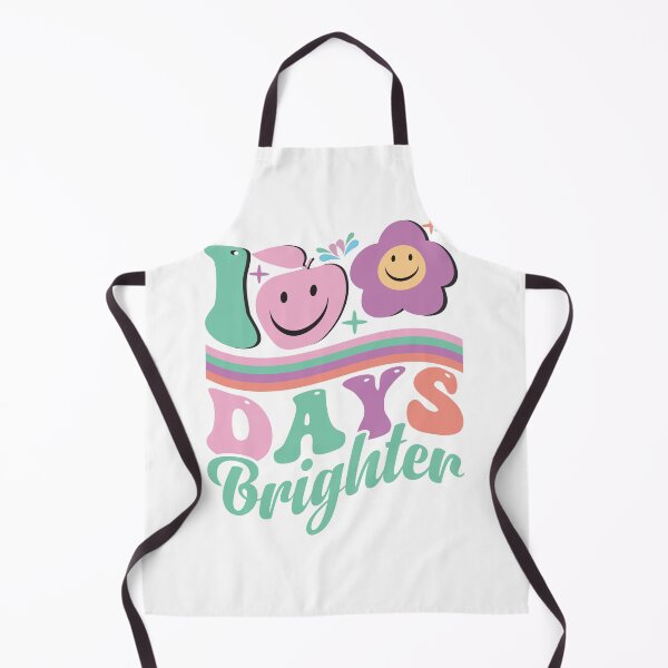 Item preview, Pre-K Teachers 100 Days Brighter Kindergarten Kids Vintage designed and sold by roboartpixel.