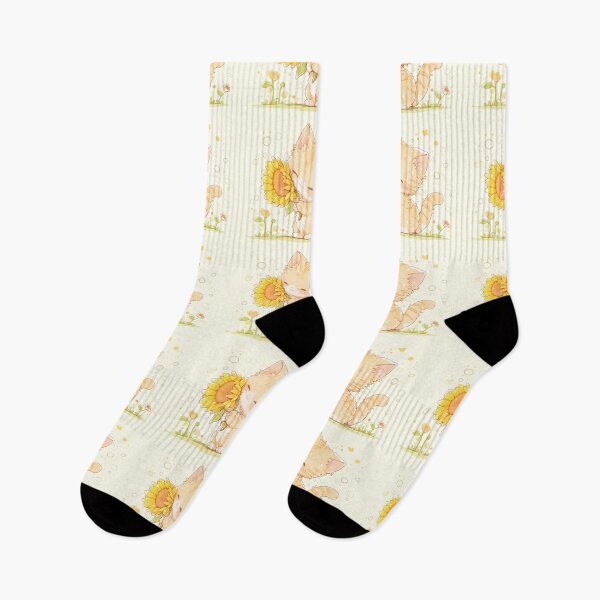 Item preview, kitten with sunflower designed and sold by fleurdesignart.
