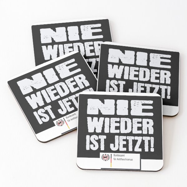 Item preview, Never again is now! - Buntesamt for Antifascism designed and sold by Dunkelflaute.