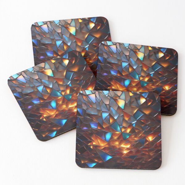Item preview, Abstract Broken Glass Art Pattern designed and sold by TheArtOfPat.