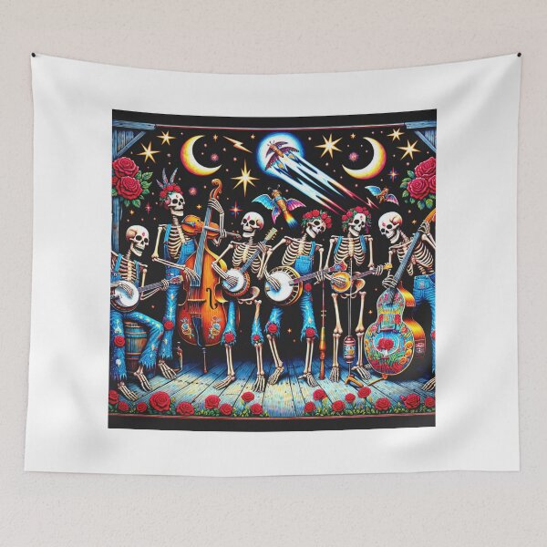Item preview, Dead Skeletons Barn Jam Under Some Dark Stars  designed and sold by HippieFarms11.