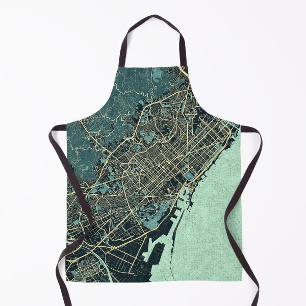 Item preview, Barcelona City Map of Catalonia, Spain - Summer designed and sold by deMAP.