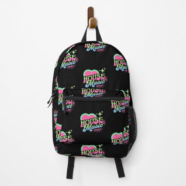 Item preview, HOUSE MUSIC  - Y2K Retro Heart (white/pink/lime)  designed and sold by Discothreadz.
