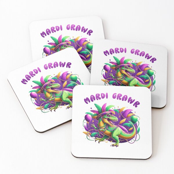 Aperçu de l'œuvre Mardi Grawr Dinosaure créée et vendue par FrescoDesign.
