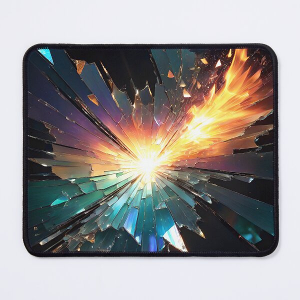Item preview, Abstract Broken Glass Art Pattern designed and sold by TheArtOfPat.
