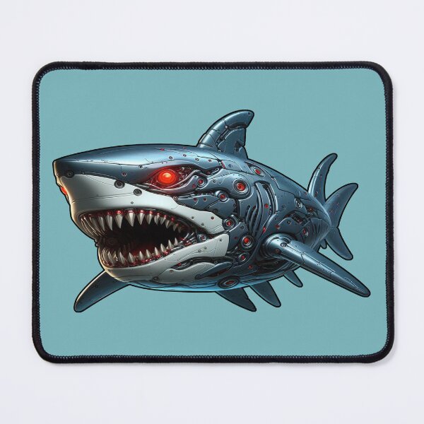 Item preview,  the robot shark T-shirt designed and sold by winaidigidesign.