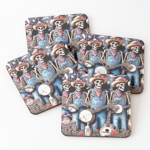 Item preview, Dead Skeletons Country Rose Jug Band designed and sold by HippieFarms11.
