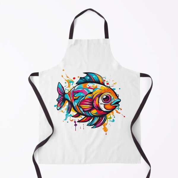Item preview, Colorful Fish Graffiti Splash designed and sold by Tom-Johnson.