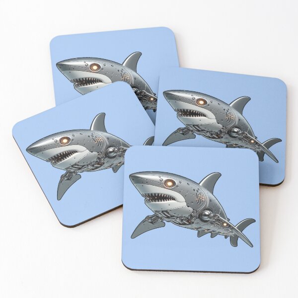 Item preview, my robot shark T-shirt designed and sold by winaidigidesign.