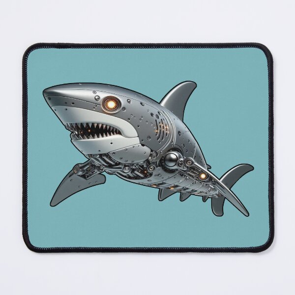 Item preview, my robot shark T-shirt designed and sold by winaidigidesign.