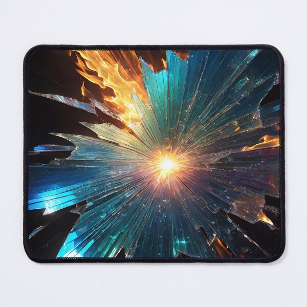 Item preview, Abstract Broken Glass Art Pattern designed and sold by TheArtOfPat.