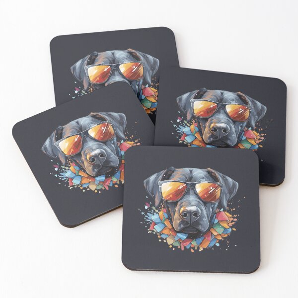 Item preview, Kobe's Cool Vibes: Trendy Dog in Sunglasses designed and sold by URBN. WILD.