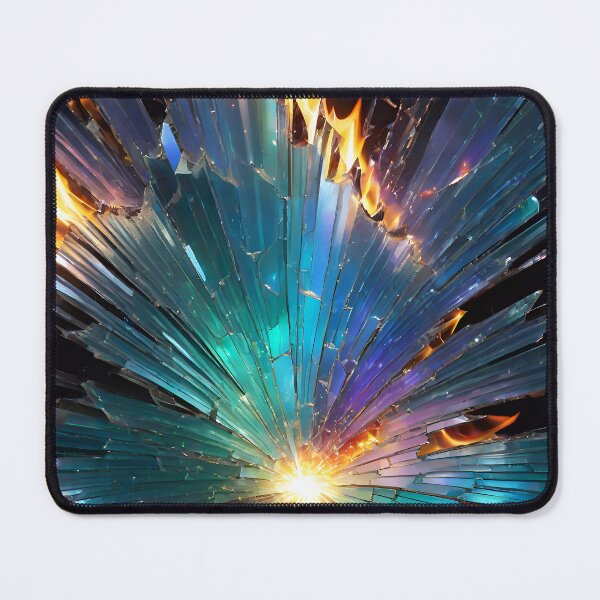 Artikelvorschau, Abstract Broken Glass Art Pattern entworfen und verkauft von TheArtOfPat.