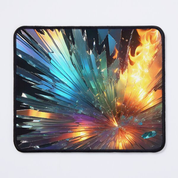 Item preview, Abstract Broken Glass Art Pattern designed and sold by TheArtOfPat.