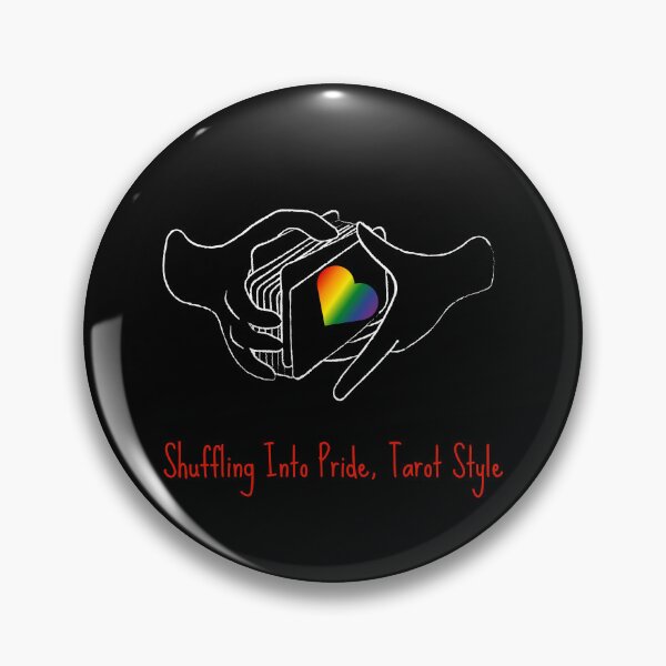 Item preview, LGBTQ Tarot T-shirt, Shuffling into pride tarot style slogan Unisex T-shirt, LGBTQ tarot tees gift ideas, Tarot lgbtq gift idea, Tarot T-Shirt, designed and sold by PrideBeProud.