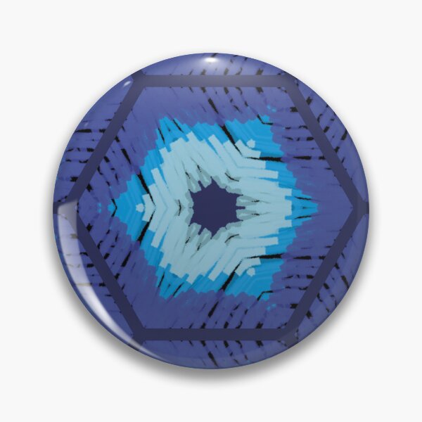 Item preview, Blue Ombre Ocean Hexagon - large scale designed and sold by jackandbey.