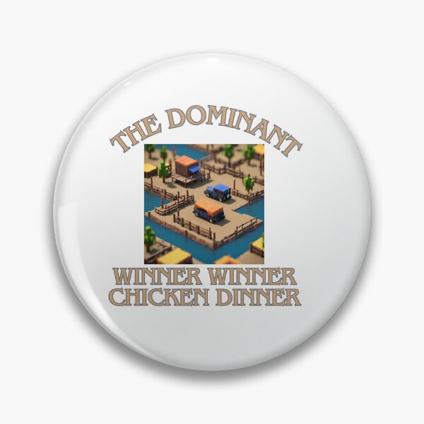 Item preview, The dominant winner winner chicken dinner  designed and sold by LorenzoArtZa.
