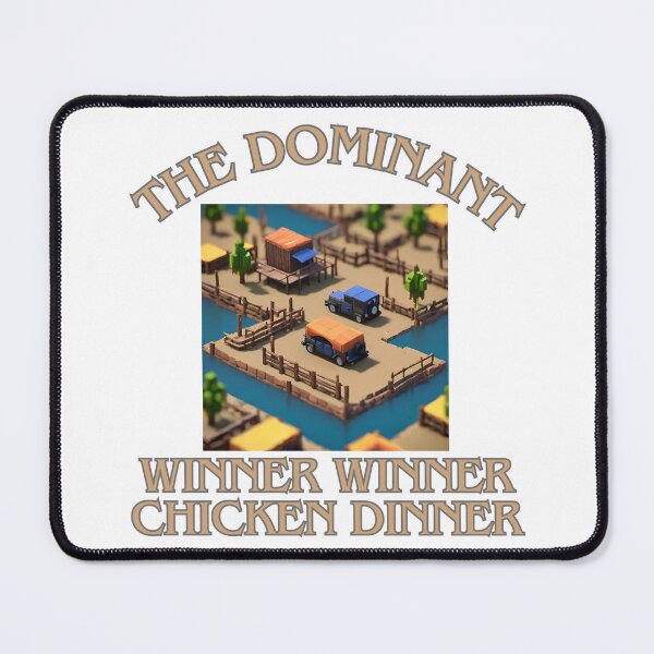 Item preview, The dominant winner winner chicken dinner designed and sold by LorenzoArtZa.