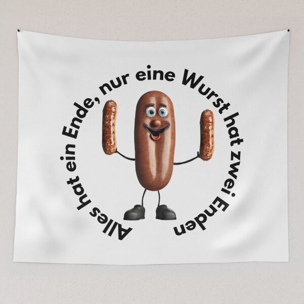 Item preview, Everything has an end, only a sausage has two ends for Germany designed and sold by Visual Arts Sławomir Grzanek.