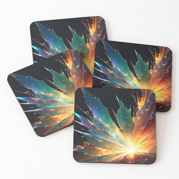 Item preview, Abstract Broken Glass Art Pattern designed and sold by TheArtOfPat.