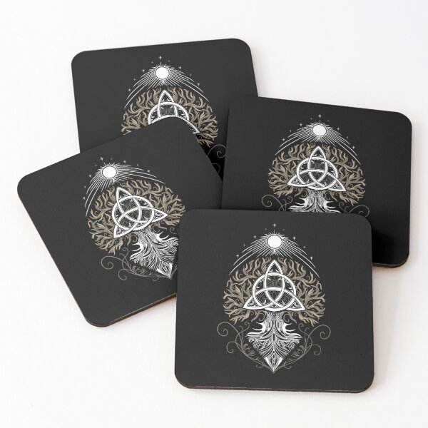 Item preview, Yggdrasil Sun Tree of Life with Triquetra designed and sold by Christine Krahl.