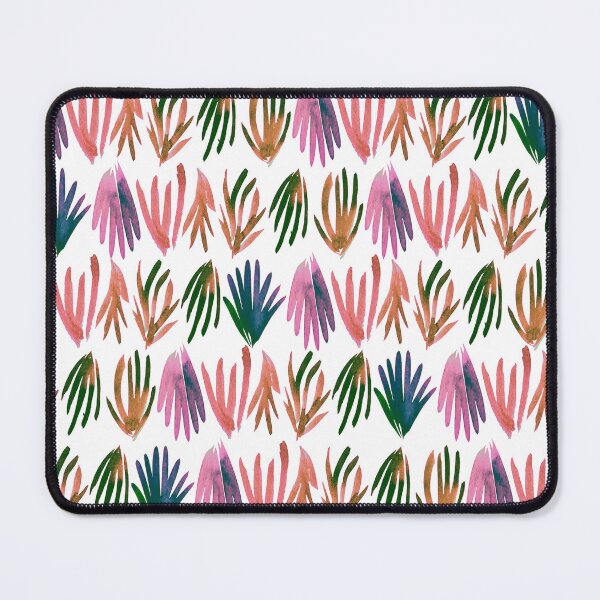 Item preview, Festival of Colours: Lively Green, Orange, Pink & Yellow Protea Leaves Pattern – Vibrant Botanical Array for Dynamic Interiors & Fashion designed and sold by Jay Dee Dearness.