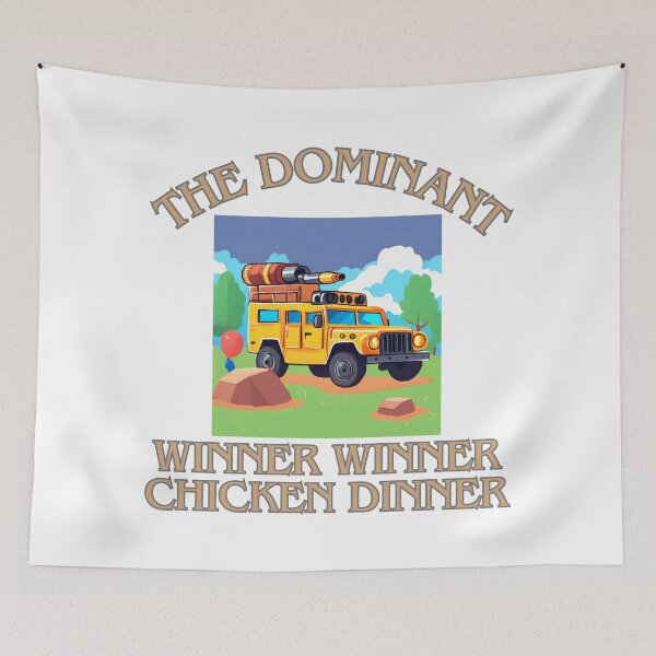 Item preview, The dominant winner winner chicken dinner 3 designed and sold by LorenzoArtZa.