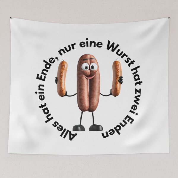 Item preview, Everything has an end, only a sausage has two ends for Germany designed and sold by Visual Arts Sławomir Grzanek.