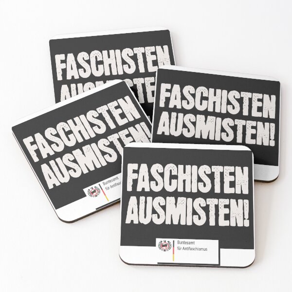 Item preview, Clean out the fascists! - Buntesamt for Antifascism designed and sold by Dunkelflaute.
