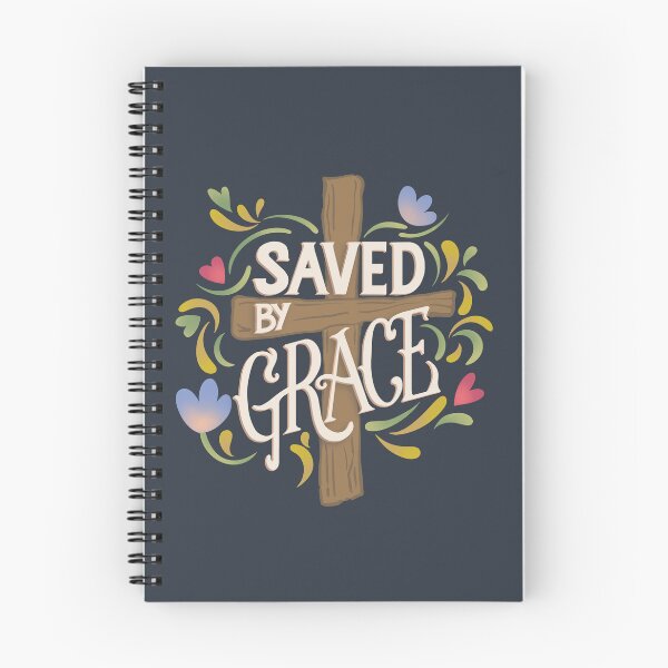 Item preview, Saved By Grace | Christian Bible Verse | Ephesians 2 8 designed and sold by Blessed Be Your Name.