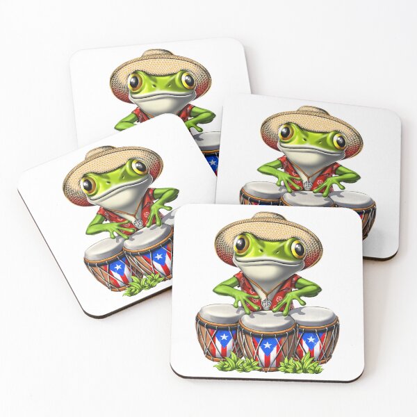 Item preview, Coqui Puerto Rico Frog designed and sold by underheaven.