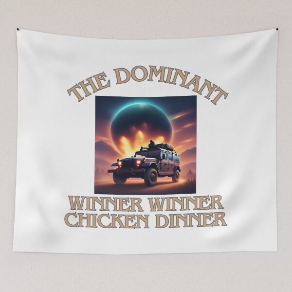 Item preview, The dominant winner winner chicken dinner 7 designed and sold by LorenzoArtZa.