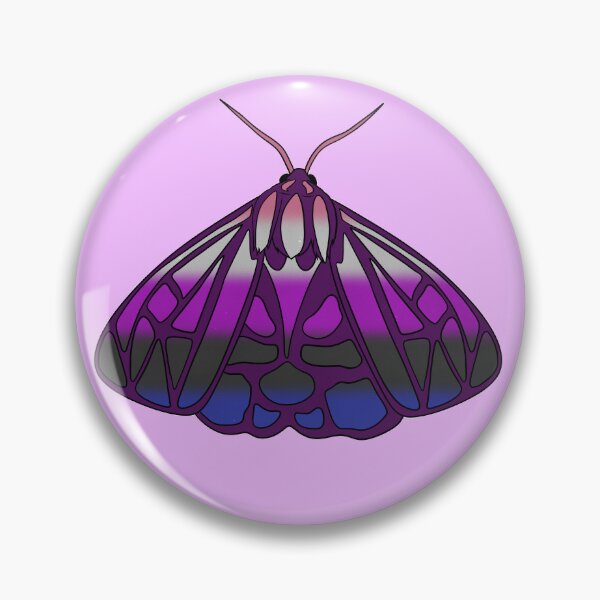 Item preview, Genderfluid Moth designed and sold by Jasper O'Sullivan.