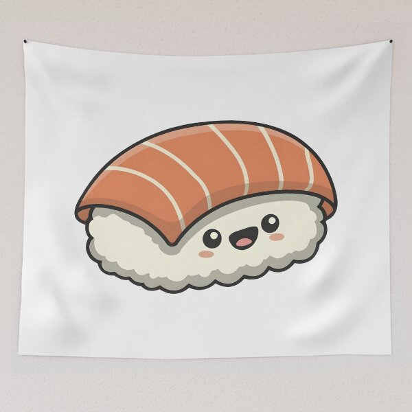 Item preview, Cute kawaii-style sushi designed and sold by RemonMichel.