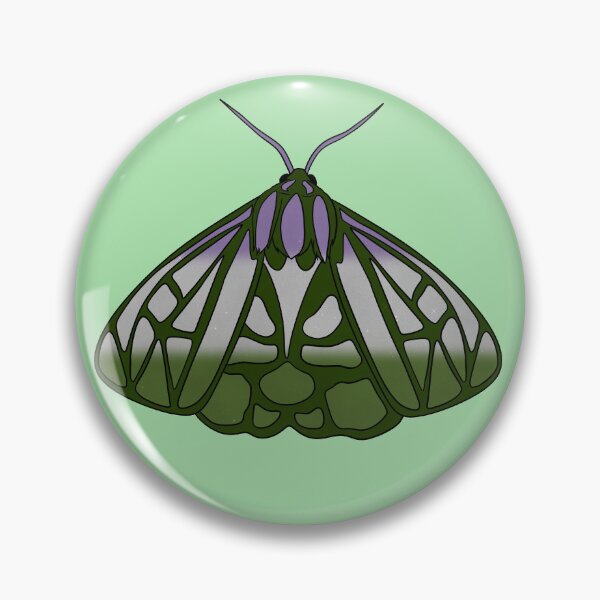 Item preview, Genderqueer Moth designed and sold by Jasper O'Sullivan.