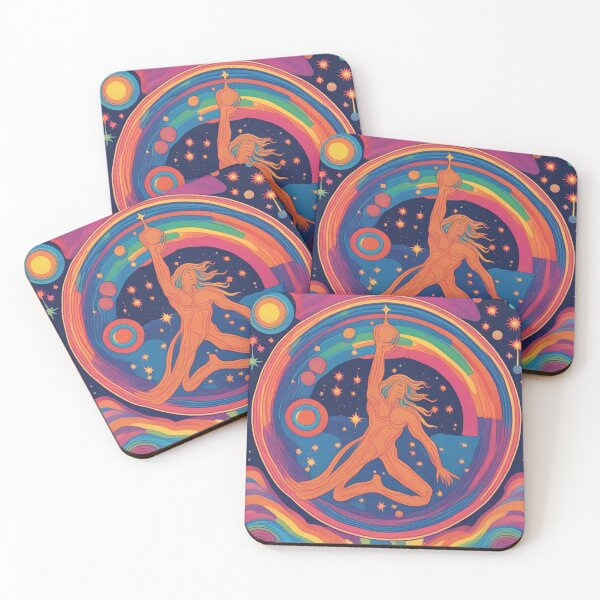 Item preview, Aquarius, Zodiac colorful Art designed and sold by ZodiBlend.