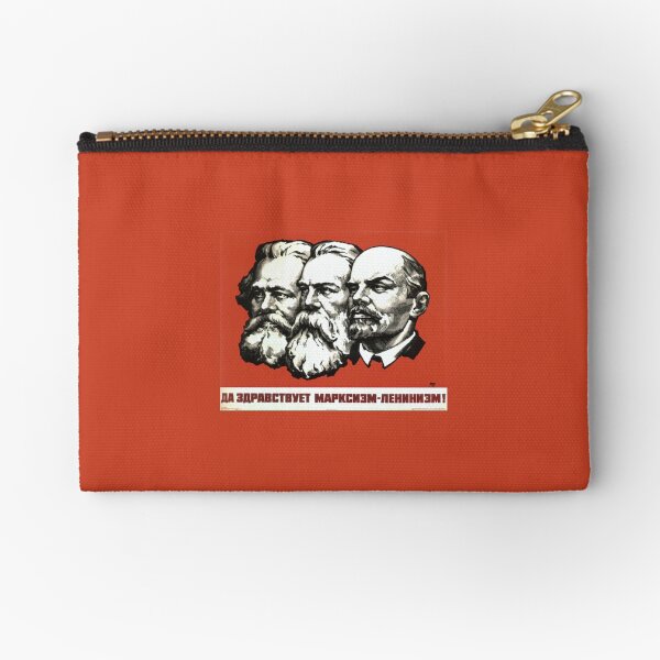 Vista previa del artículo con la obra «Karl Marx, Friedrich Engels, Vladimir Ilich Lenin», diseñado y vendido por Technokrat.