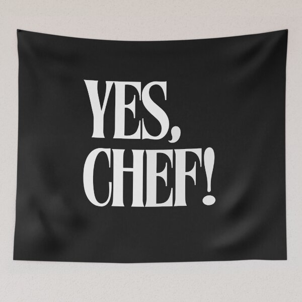 Item preview, Yes Chef! Cool design for line cooks, prep cooks, sous chef designed and sold by Pitchou07.
