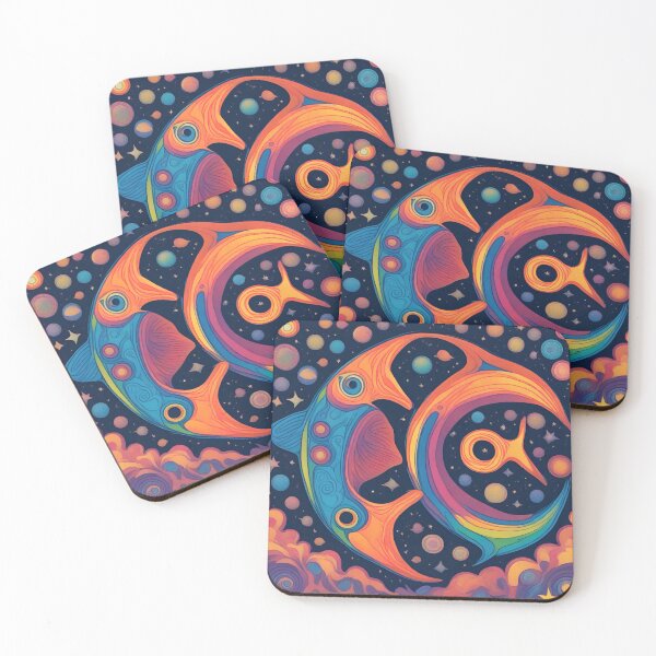 Item preview, Pisces, Zodiac Colorful Art designed and sold by ZodiBlend.