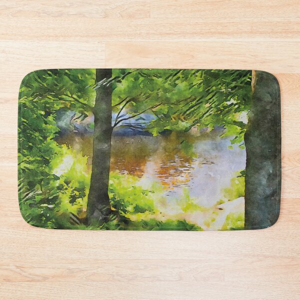 Item preview, A peaceful retreat amidst green forests (full screen) designed and sold by Ink-Kreativ.