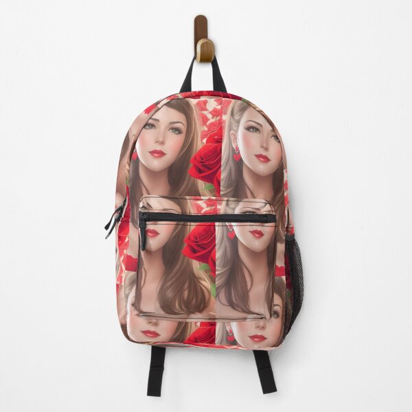 Item preview, Woman's Day - AI Lady in love and flowers designed and sold by lusiakotowska.
