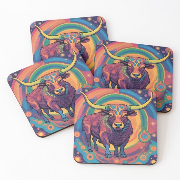 Item preview, Taurus, Zodiac colorful Art designed and sold by ZodiBlend.