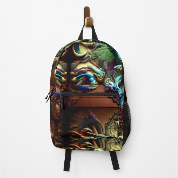 Item preview, Bird in the Abstract (Emperor’s Bird Remix-3D) designed and sold by ArtLynette.