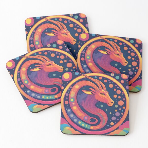 Item preview, Capricorn, Zodiac Colorful Art designed and sold by ZodiBlend.