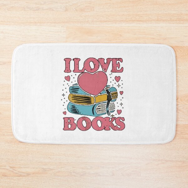 Item preview, Funny I Love Books Print with Heart designed and sold by DashBliss.