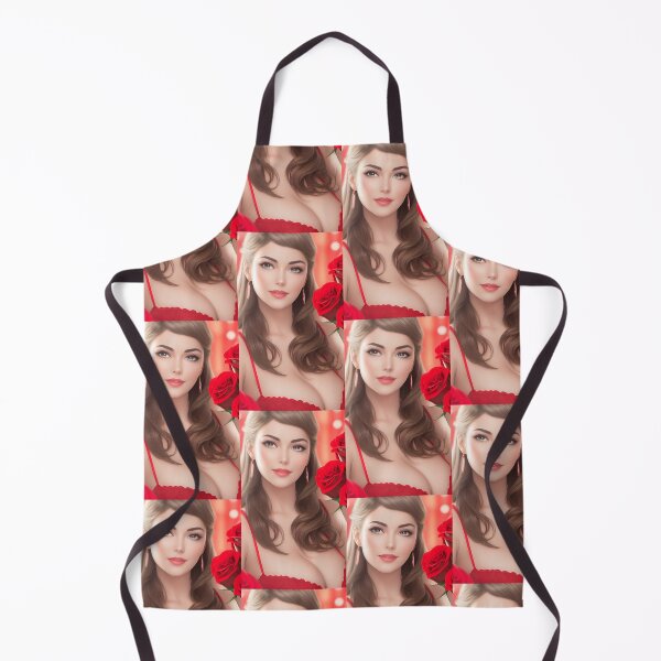 Item preview, Woman's Day - AI Lady in love and roses designed and sold by lusiakotowska.